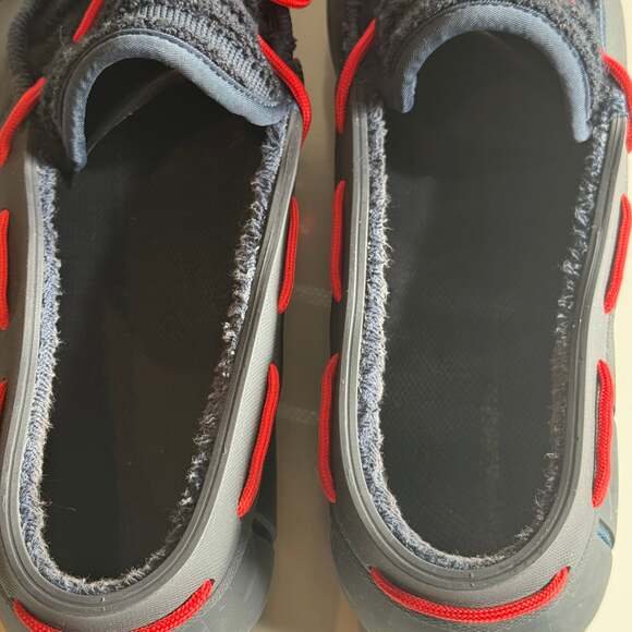 Swims Men\'s Terry Stripe Braided Lace Loafers Size 14